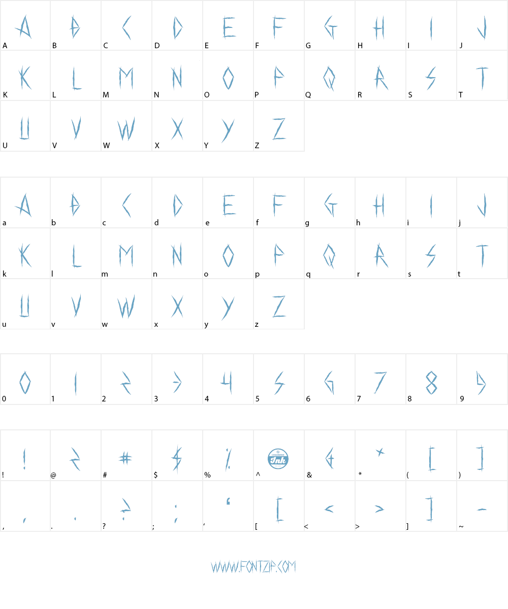 Chelsea Smile Font Character